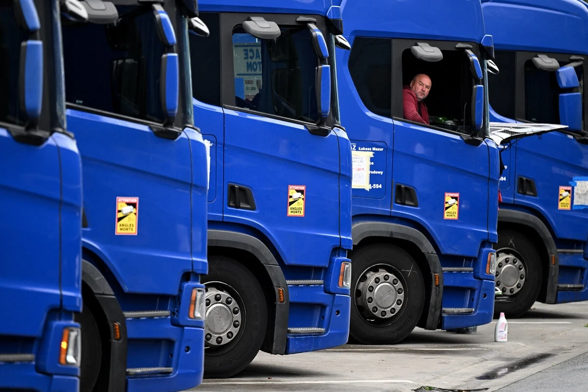 Strajk pracowników polskiej firmy na niemieckim parkingu trwa od tygodni