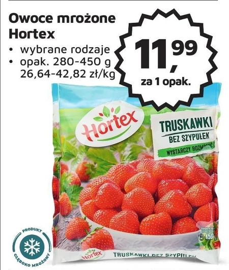 Hortex Truskawki 450 g