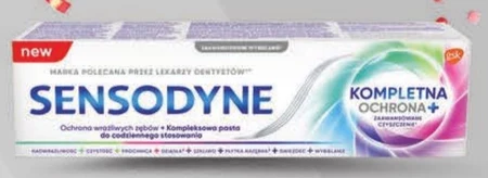 Sensodyne Cool Mint Kompletna Ochrona + Pasta do zębów z fluorkiem 75 ml