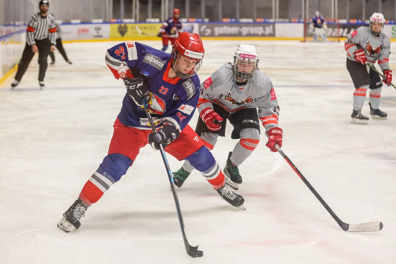 Kadr z meczu Tauron Metropolia Silesia - EVB Eagles South Tyrol