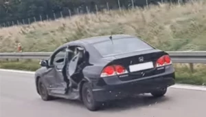 Szok na A4. Ten samochód nie miał prawa znaleźć się na drodze