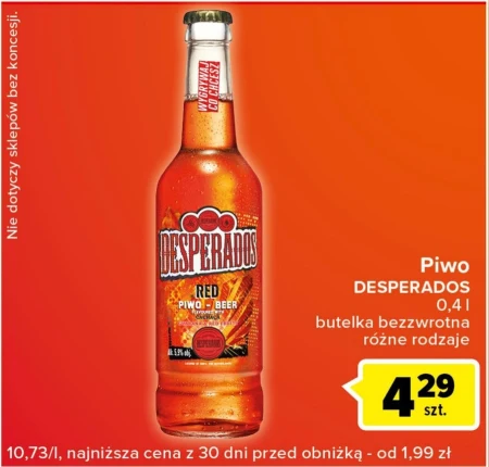 Desperados Red Piwo 400 ml
