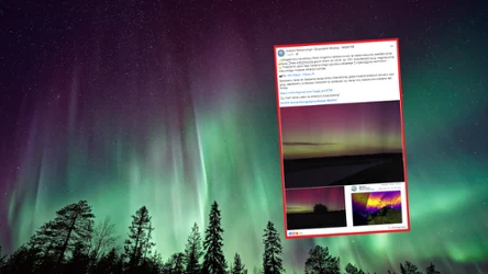 W nocy z niedzieli na poniedziałek nad Polską pojawiła się zorza polarna. Była widoczna przez około dwie godziny