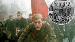 Kadr z filmu "Wróg u bram" o bitwie stalingradzkiej