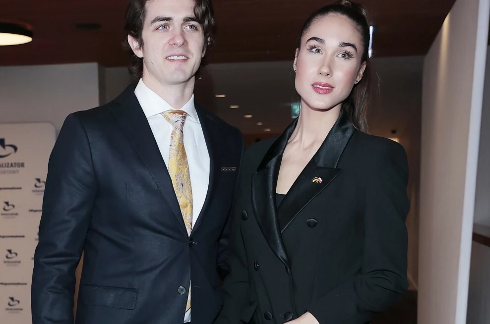 Ida Nowakowska z mężem Ida Nowakowska z mężem