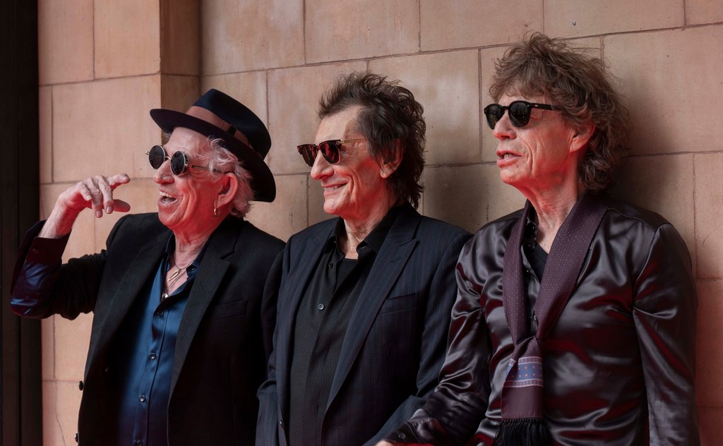 Liderzy The Rolling Stones: Keith Richards, Ronnie Wood i Mick Jagger