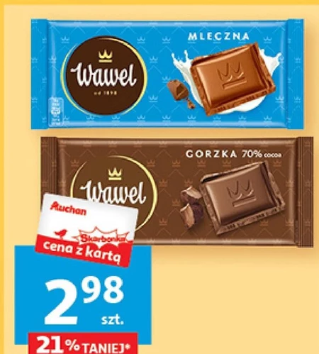 Wawel Michałki z Wawelu Kokosowe Czekolada nadziewana 100 g