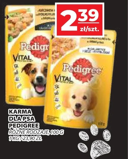 Pedigree Mokra karma dla dorosłych psów kawałki bogate w kurczak w sosie 100 g