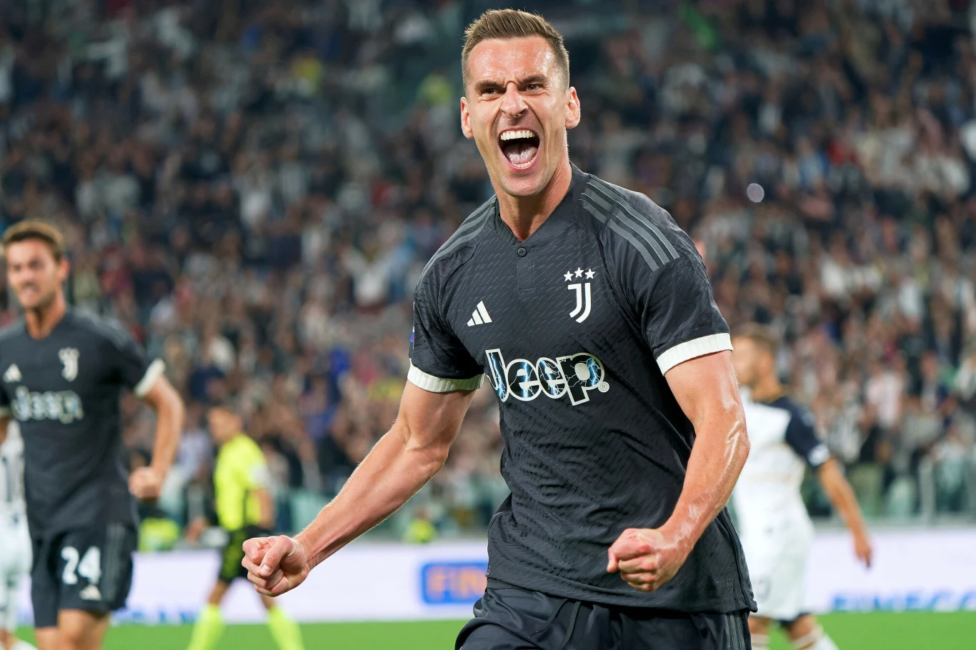 Arkadiusz Milik strzelił gola dla Juventusu w starciu z Lecce