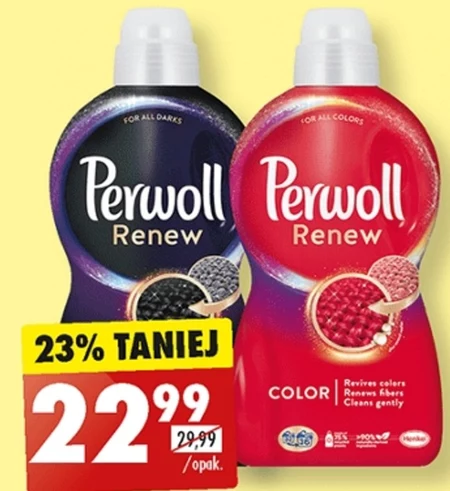Perwoll Renew Black Płynny środek do prania 1980 ml (36 prań)