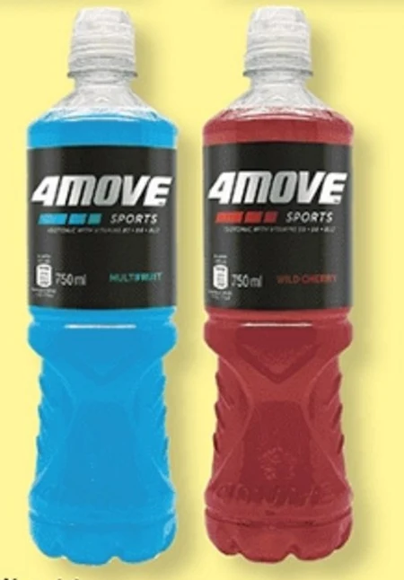 4Move Napój izotoniczny niegazowany o smaku wieloowocowym 750 ml