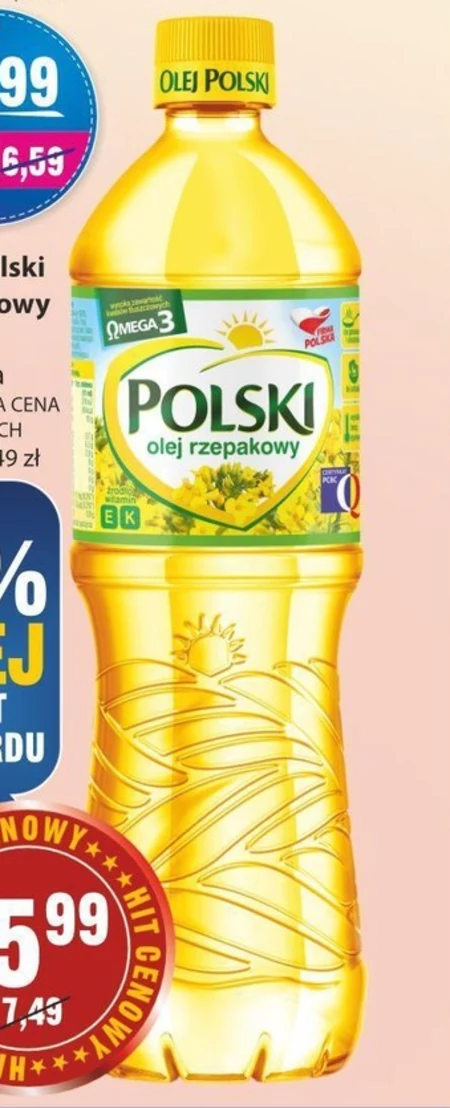 Polski olej rzepakowy 1 l