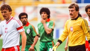 Zbigniew Boniek i Józef Młynarczyk podczas Mundialu Mexico'86