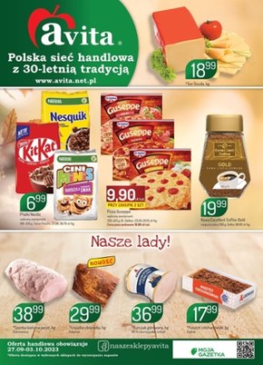 Oferta handlowa sieci Avita