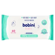 bobini Baby Chusteczki nawilżane wodne 60 sztuk