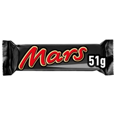 Mars Baton z nugatowym nadzieniem oblany karmelem i czekoladą 51 g - 0