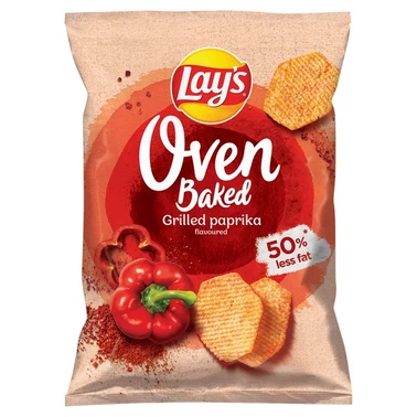 Lay's Oven Baked Pieczone formowane chipsy ziemniaczane o smaku grillowanej papryki 110 g - 3