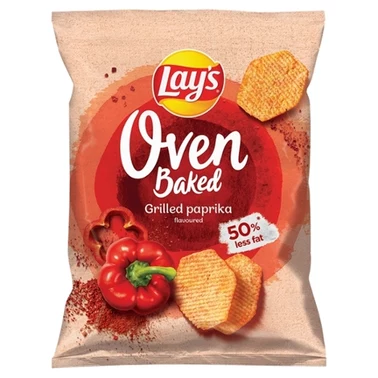 Lay's Oven Baked Pieczone formowane chipsy ziemniaczane o smaku grillowanej papryki 180 g - 3