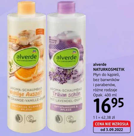 Płyn do kąpieli alverde