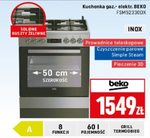 Kuchenka gazowo-elektryczna Beko