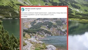 Turyści w Tatrach przechodzą samych siebie. Po sieci krąży bulwersujące zdjęcie 