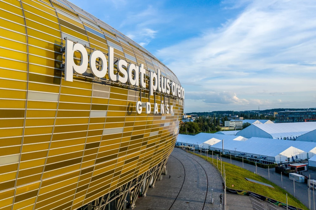 Polsat Plus Arena w Gdańsku. Polsat Plus Arena w Gdańsku.