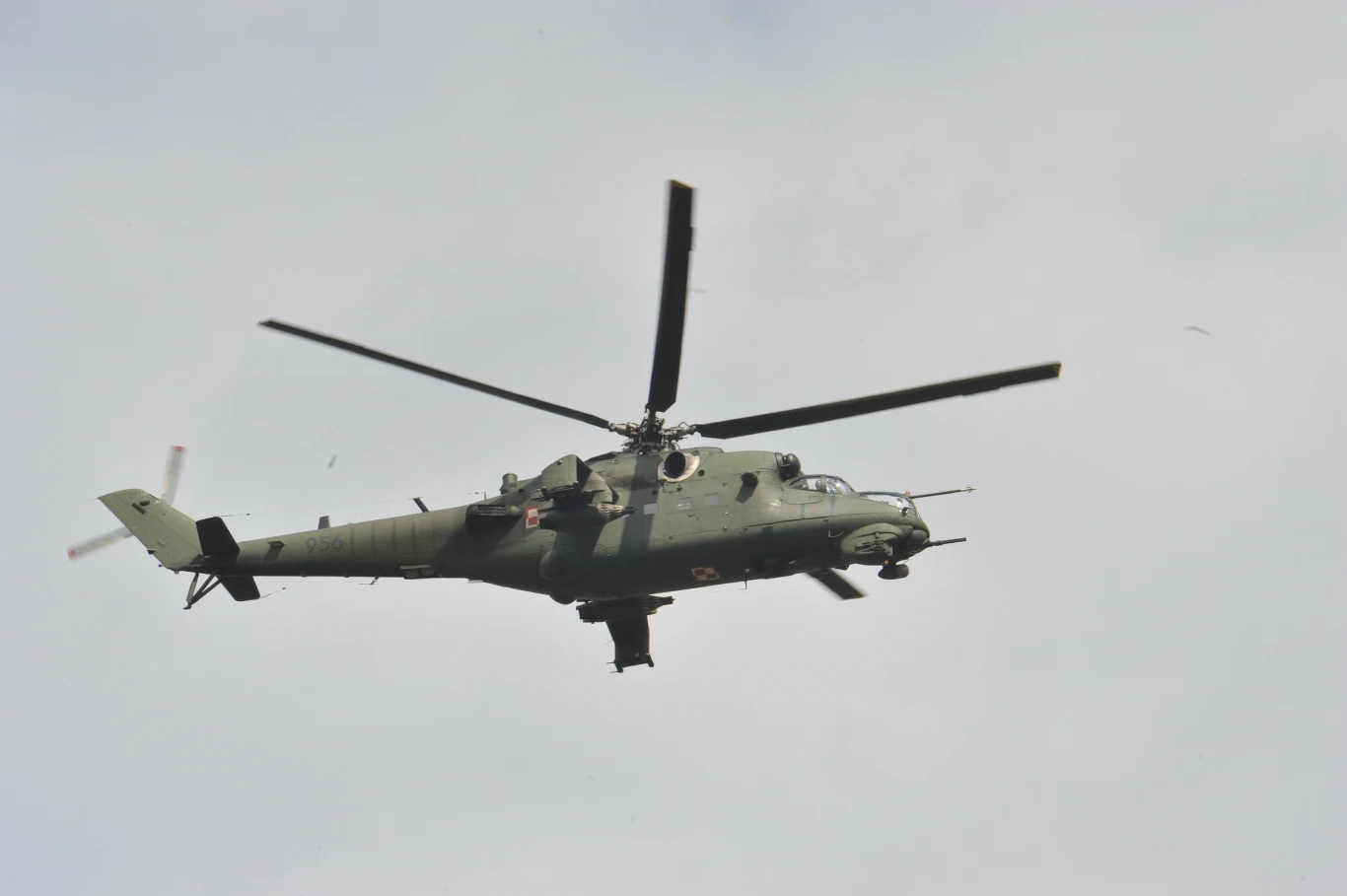 Helikopter Mi-24. Polacy zaprzeczyli oskarżeniom Mińska o naruszenie granicy Helikopter Mi-24. Polacy zaprzeczyli oskarżeniom Mińska o naruszenie granicy