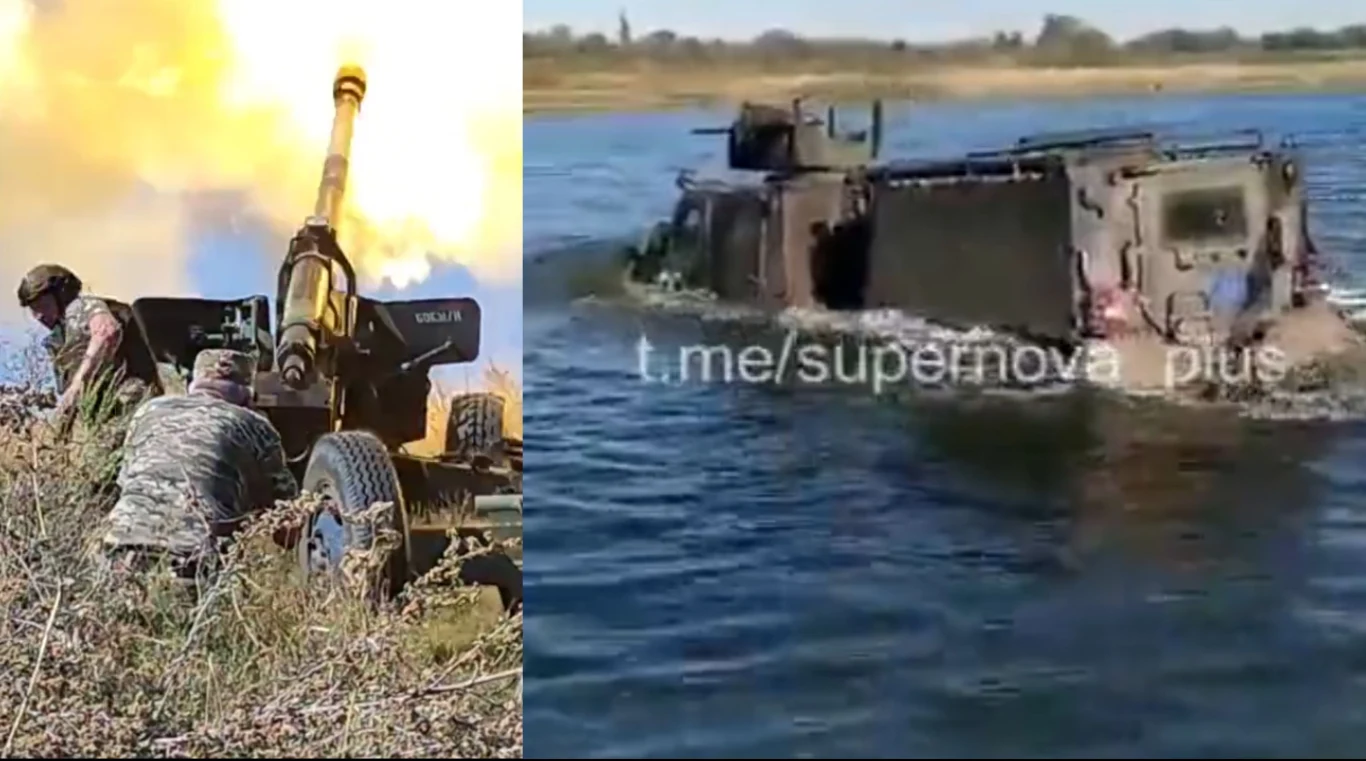 Wikingowie murem za Ukrainą. BvS 10 i M-46 na froncie Wikingowie murem za Ukrainą. BvS 10 i M-46 na froncie