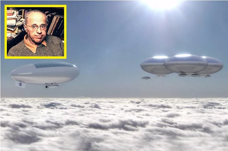 Artystyczna wizja miasta w chmurach NASA na Wenus Artystyczna wizja miasta w chmurach NASA na Wenus