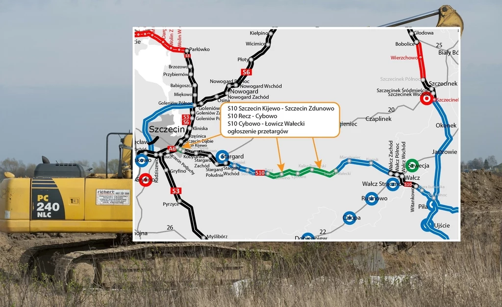 Ogłoszono przetargi na realizację kolejnych odcinków drogi ekspresowej S10. /zdjęcie ilustracyjne/