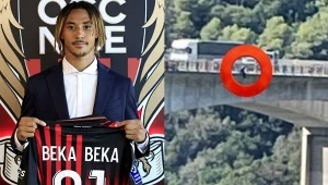Alexis Beka Beka na wiadukcie Magnan - screen: sportmediaset.mediaset.it