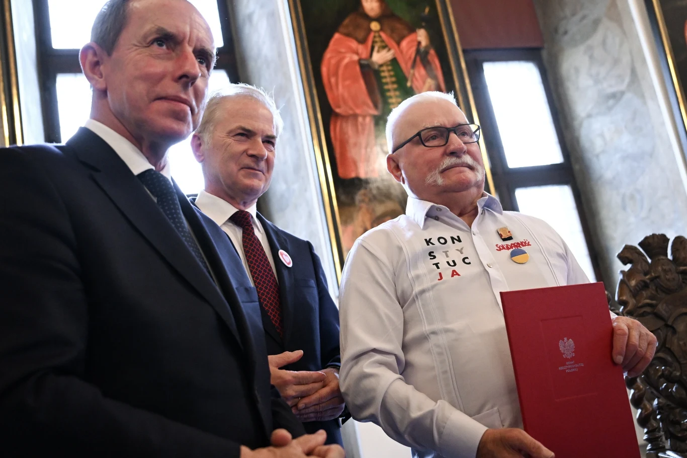 Uroczyste przekazanie Uchwały Senatu RP w sprawie 40. rocznicy przyznania Lechowi Wałęsie Pokojowej Nagrody Nobla