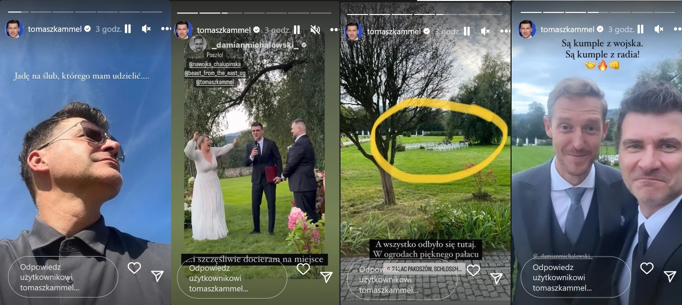 Tomasz wszystko zrelacjonował na swoim Instagramie /https://www.instagram.com/tomaszkammel/ Tomasz wszystko zrelacjonował na swoim Instagramie /https://www.instagram.com/tomaszkammel/