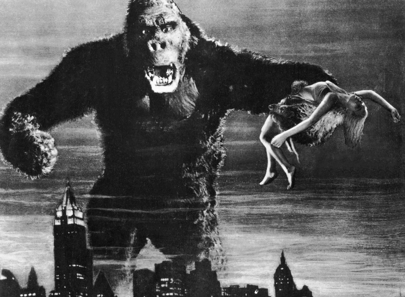 Scena z filmu "King Kong" Scena z filmu "King Kong"