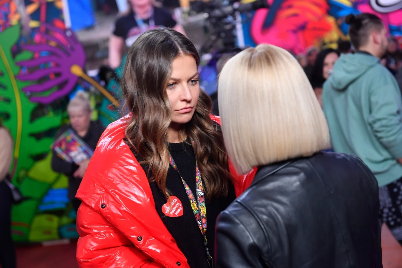 Anna Lewandowska w sztabie WOŚP