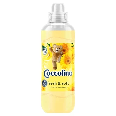 Coccolino Happy Yellow Płyn do płukania tkanin koncentrat 975 ml (39 prań) - 0
