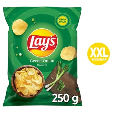 Lay's Chipsy ziemniaczane o smaku zielonej cebulki 250 g - 0