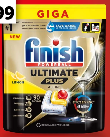 Kapsułki do zmywarki Finish
