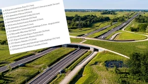 Lista odcinków nowych dróg ekspresowych i autostrad oddanych do użytku w 2023 roku w Polsce