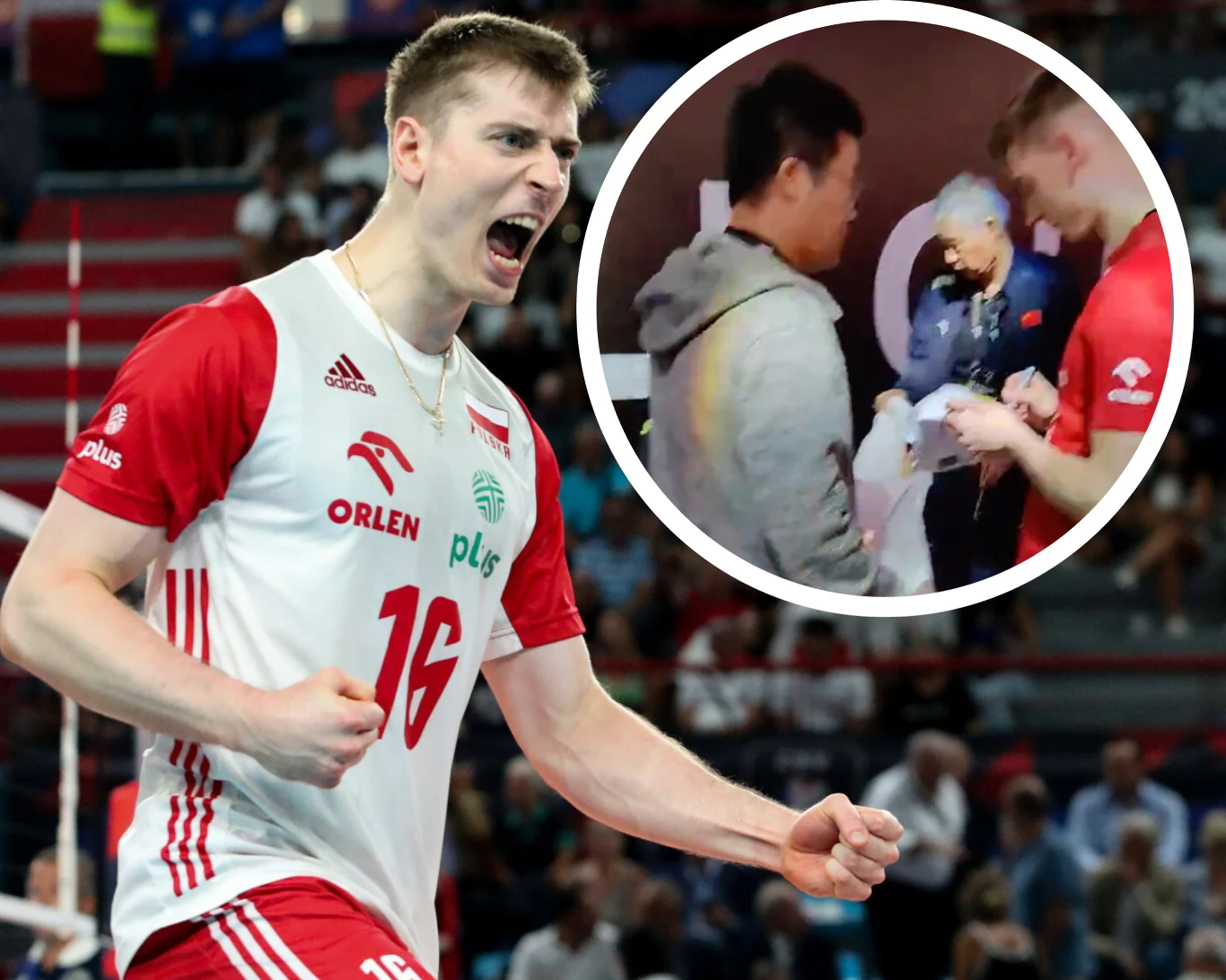 Kamil Semeniuk zrobił furorę po meczu. Wideo z jego udziałem to hit Kamil Semeniuk zrobił furorę po meczu. Wideo z jego udziałem to hit