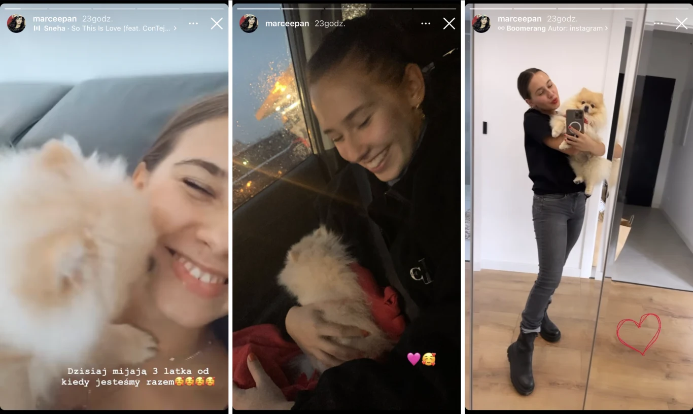 Marcelina Ziętek pokazała urocze nagrania z pupilem