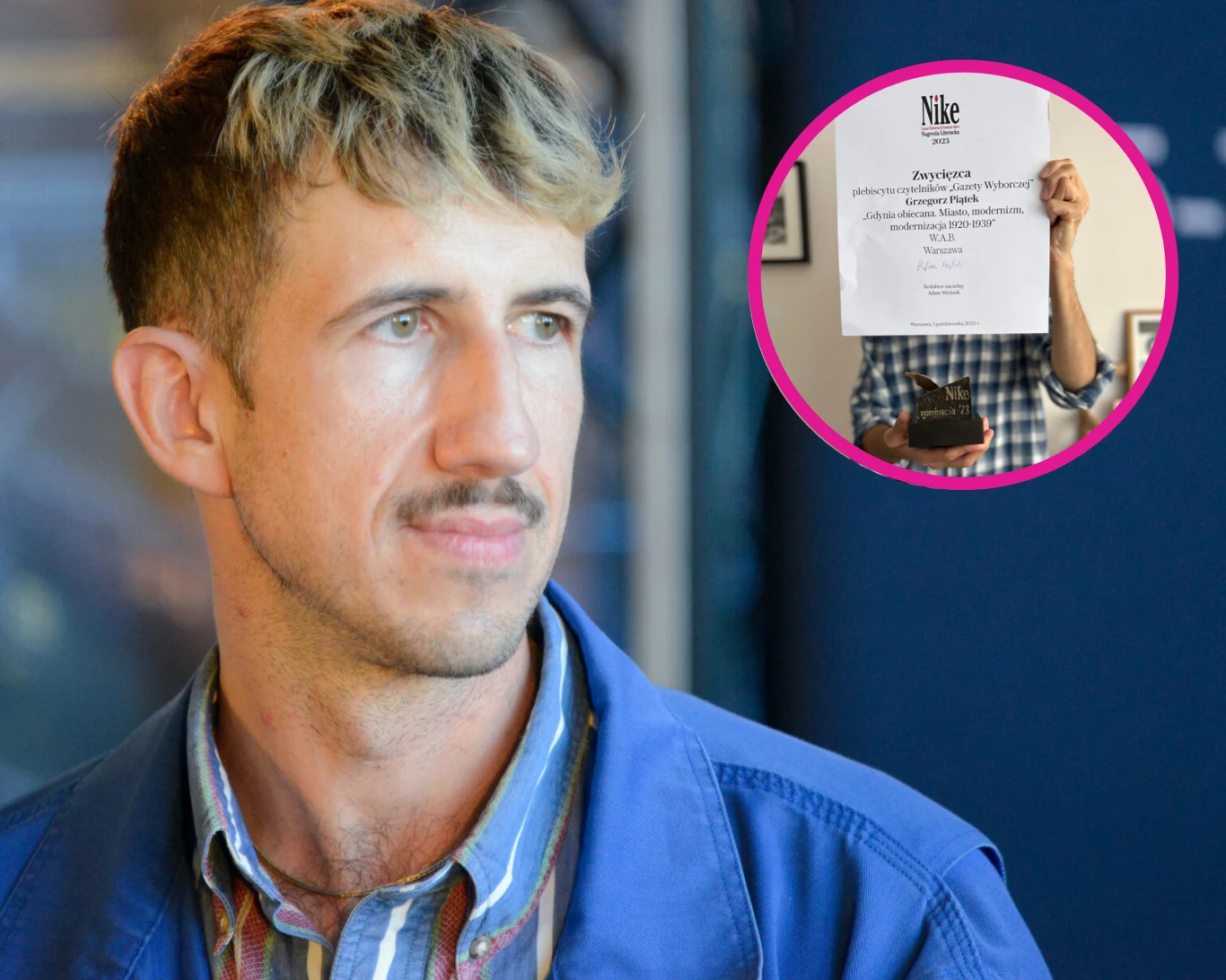 Grzegorz Piątek musiał rzucić się w pościg" za swoją nagrodą Nike Grzegorz Piątek musiał rzucić się w pościg" za swoją nagrodą Nike