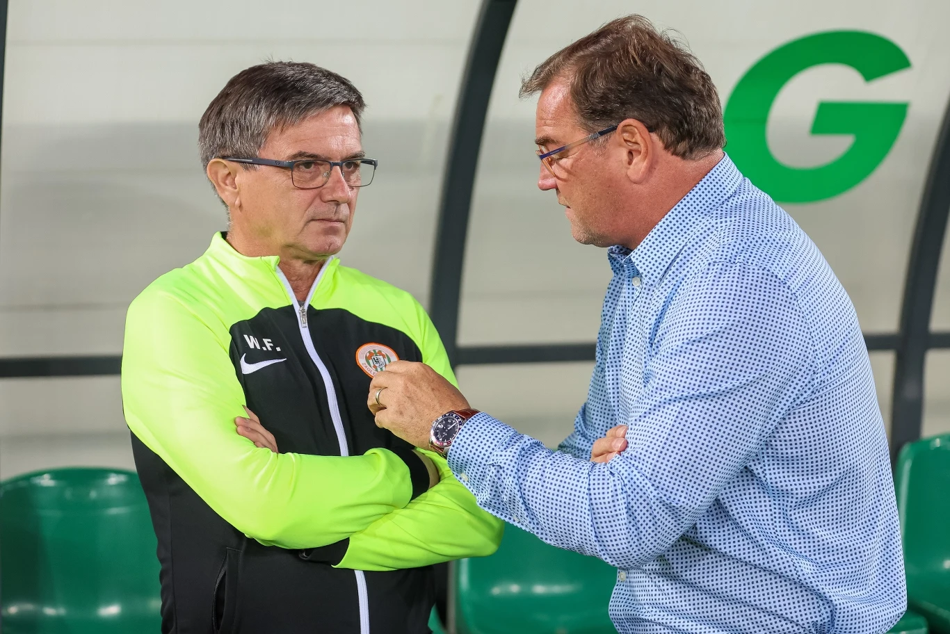 Jan Urban i Waldemar Fornalik - jako piłkarze rywale, jako trenerzy... też rywale