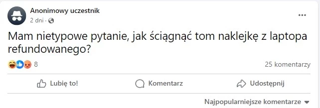 Beneficjenci mają zagwozdkę.