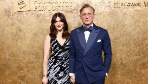 Rachel Weisz i Daniel Craig na gali Clooney Foundation for Justice's