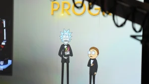 Rick i Morty podczas rozdania nagród Emmy w 2018 roku