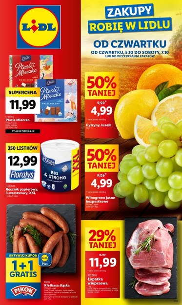 Promocje od czwartku w Lidlu