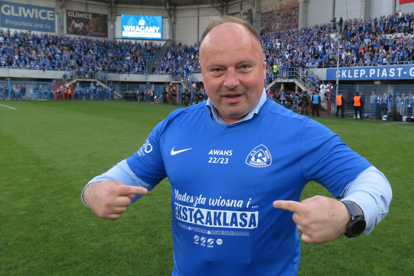 Prezes Ruchu Chorzów Seweryn Siemianowski Prezes Ruchu Chorzów Seweryn Siemianowski