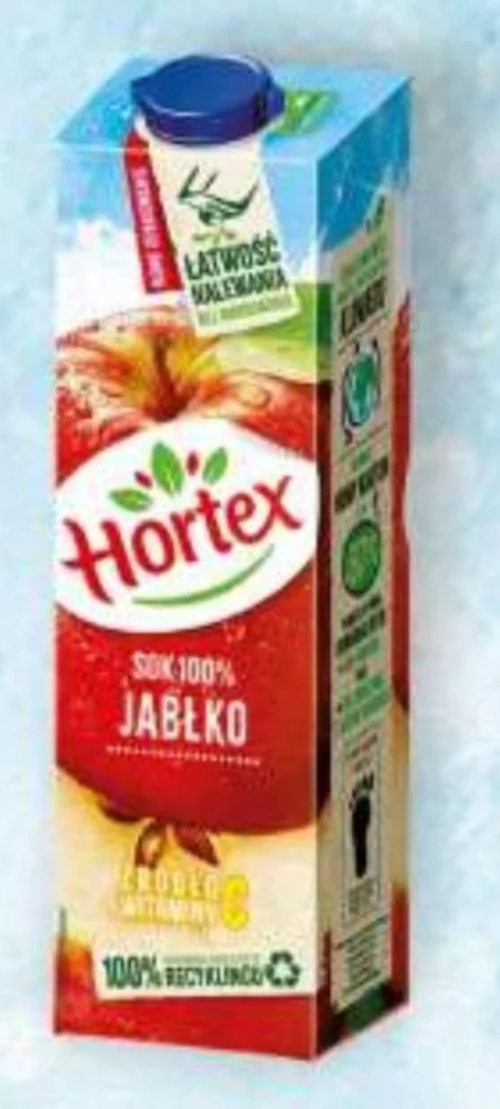 Hortex Sok 100 % jabłko 1 l