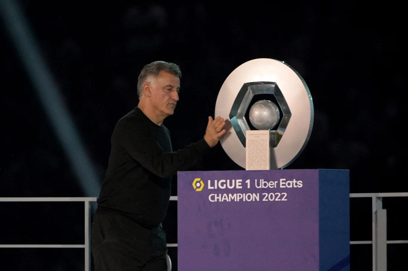 Christophe Galtier w sezonie 2022/23 sięgnął z PSG po mistrzostwo Francji